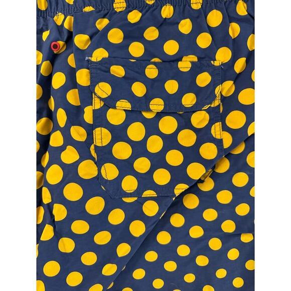 Solid & Striped Navy Orange Ombre Polka Dot The Classic Swim Trunks Size XXL - Picture 6 of 6